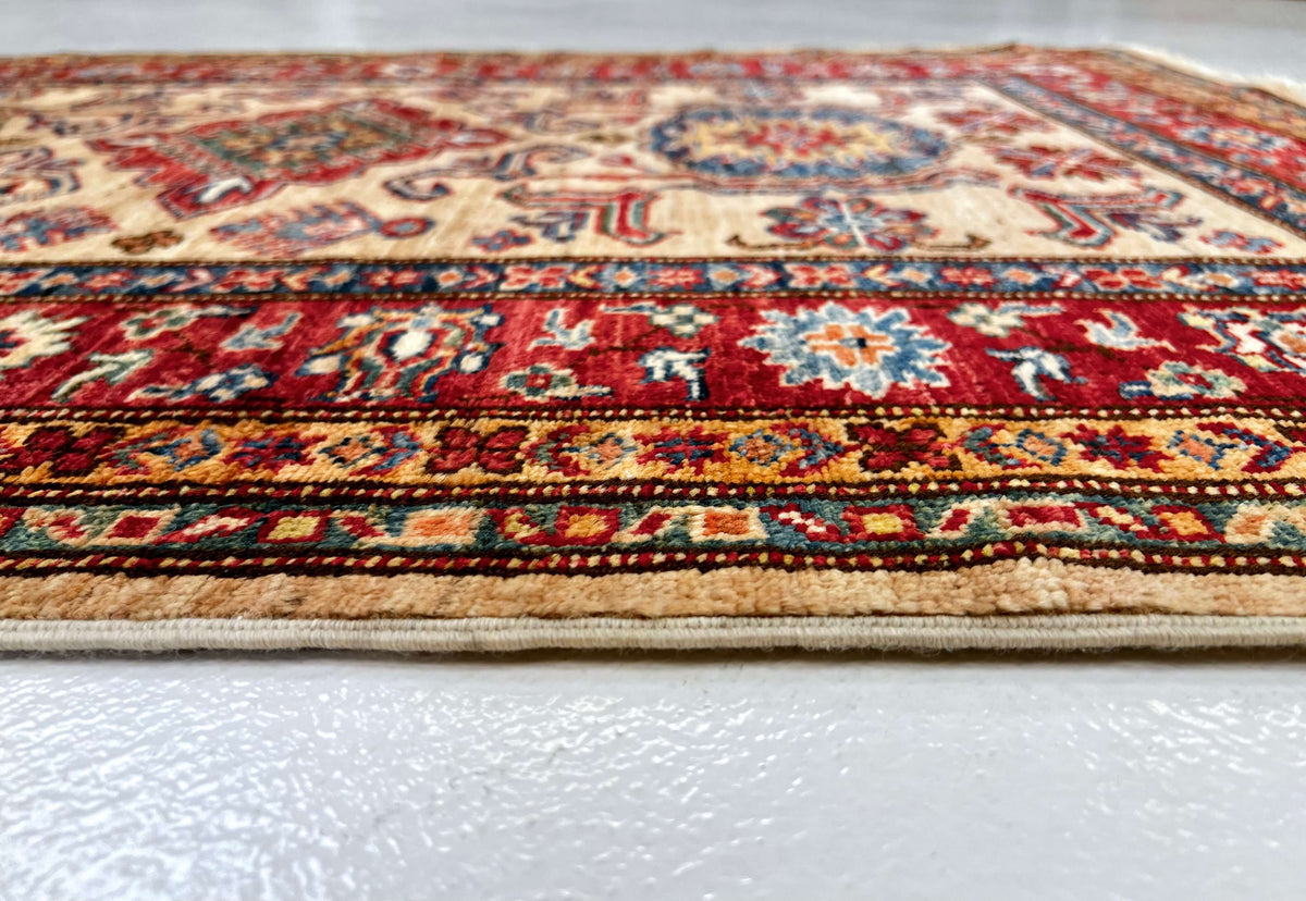 Super Kazak red/ivory 3'04"x4'08", photo 7 of 7