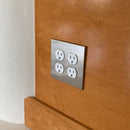 CleanPlate Classic Wall Plate in Stainless Steel for Toggle Switches