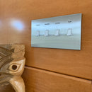 CleanPlate Classic Wall Plate in Stainless Steel for Toggle Switches