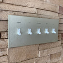 CleanPlate Classic Wall Plate in Midcentury Gold for Toggle Switches