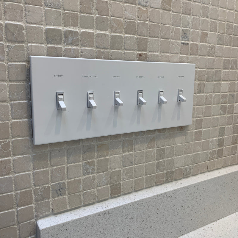 CleanPlate Classic Wall Plate in Stainless Steel for Toggle Switches