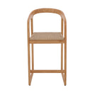 Ubud Natural Teak Indoor/Outdoor Bar Stool - 30"