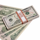 Money Prop - New Style $50's Crisp New $5,000 Full Print Stack