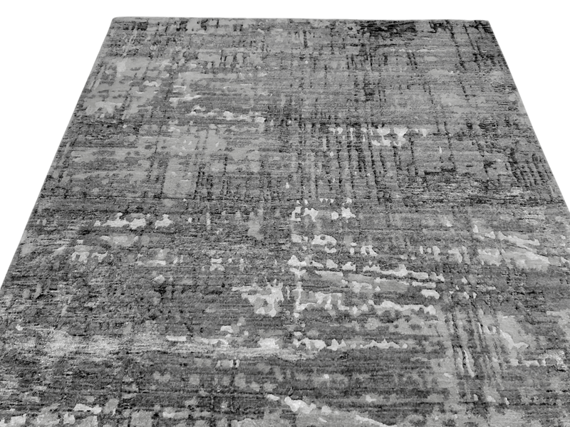 Contemporary textured dark gray 10x14, photo 2 of 7