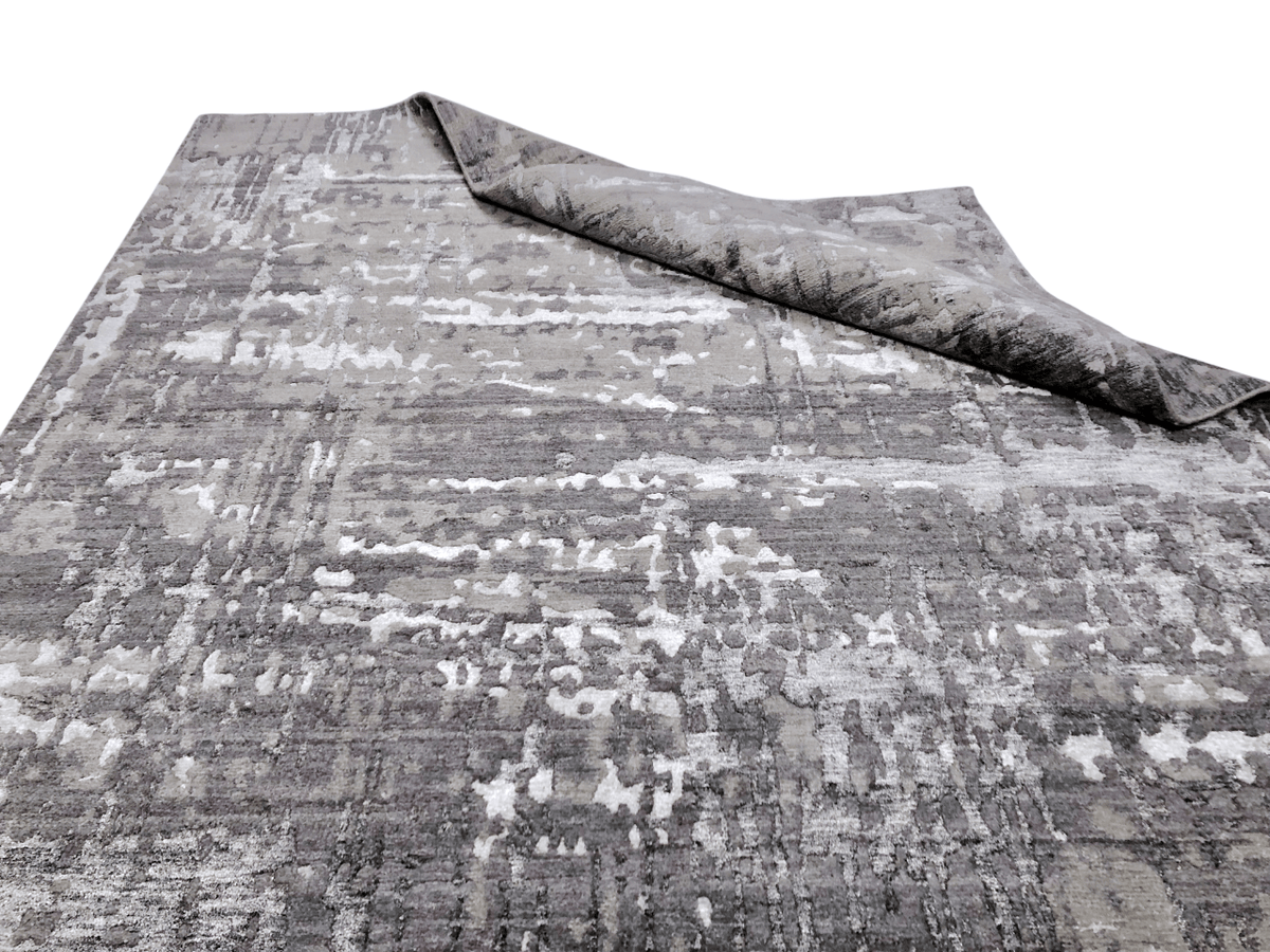 Contemporary textured dark gray 10x14, photo 3 of 7