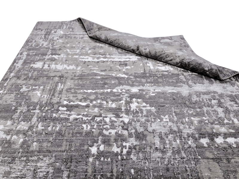 Contemporary textured dark gray 10x14, photo 3 of 7