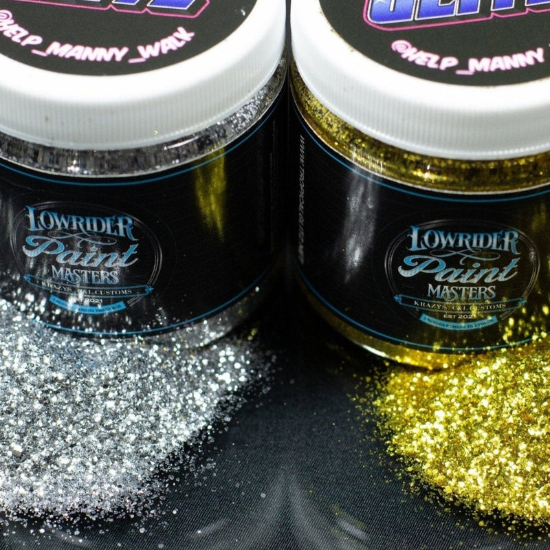 Silver-Lowrider Paint Masters Metal Flake