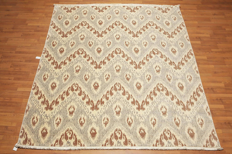 8' x 10' Hand Knotted 100% Wool Turkish Weave Oriental Area rug 8x10 ft Beige