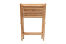 Sierra Natural Teak Outdoor Folding String Seat
