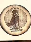 Custom Commemorative Photo Engraved Whiskey Barrel Head
