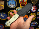 R4A - Ready 4 Action Knife / D2 Fixed Blade ( UGM GLOW Scales )