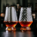 Handblown Neat Pour Glass | Made in USA | Artisan Crystal (Lead-Free)