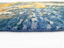 Contemporary Abstract (6x9) blue/gold