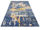 Contemporary Abstract (6x9) blue/gold