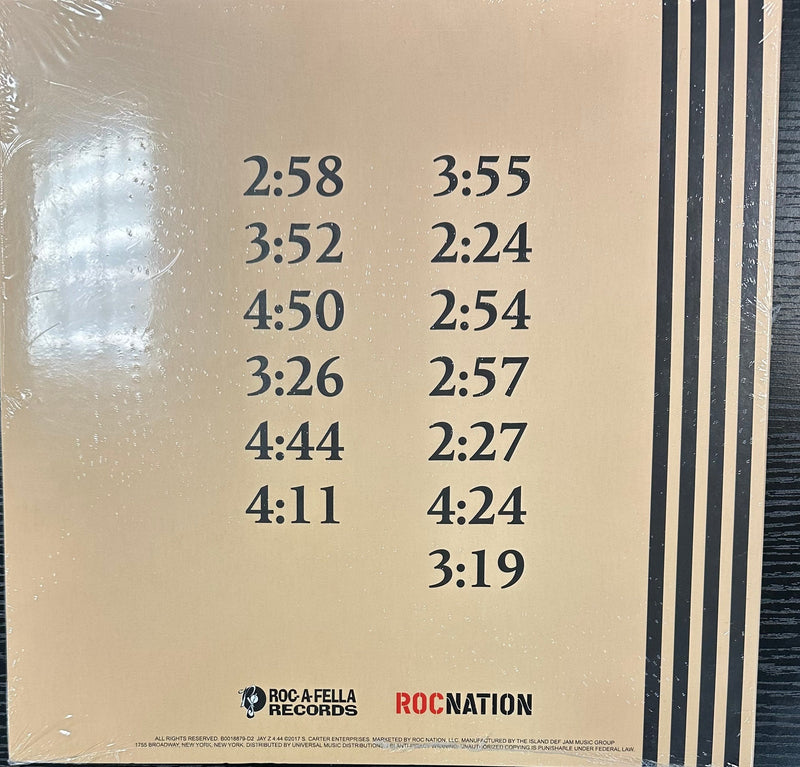 Jay-Z – 4:44 Vinyl LP Record *Unofficial Release*