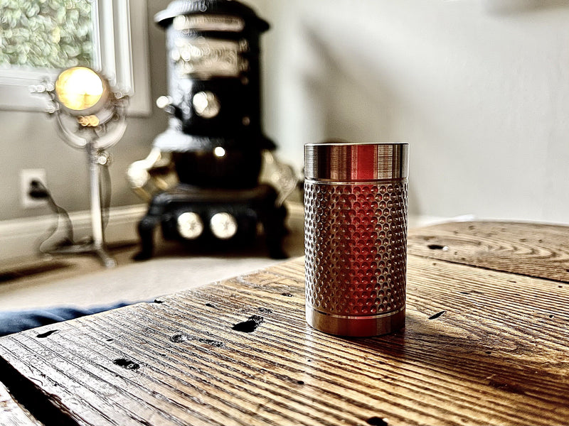 Big Shot - Machined Titanium 2 Oz Glass