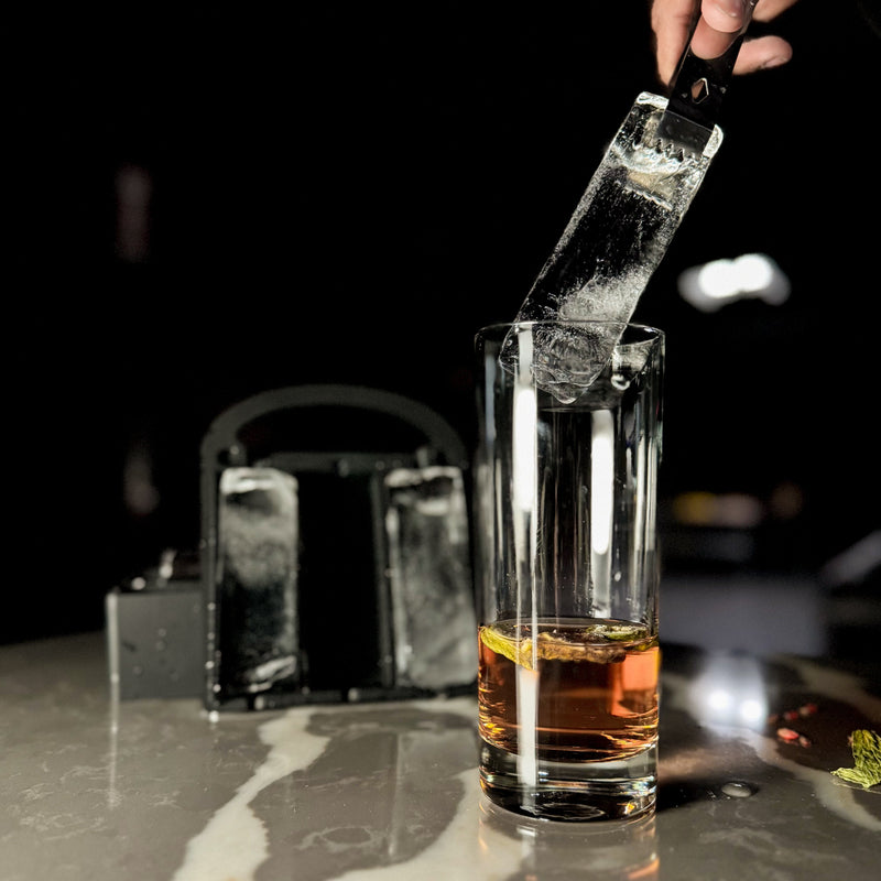 Crystal Clear Highball Ice Maker Mold- 6  4.5" Spear Ice