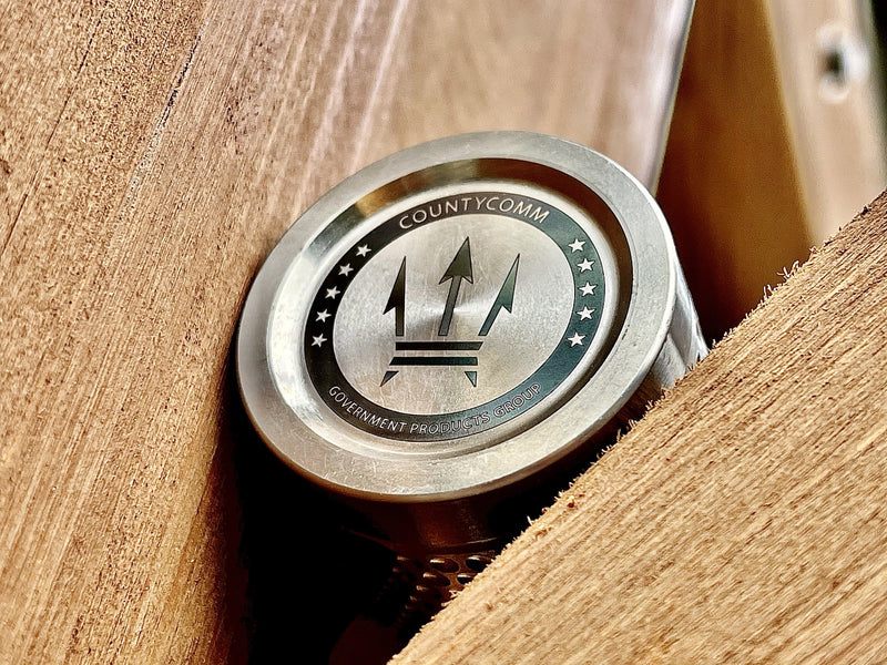 Big Shot - Machined Titanium 2 Oz Glass