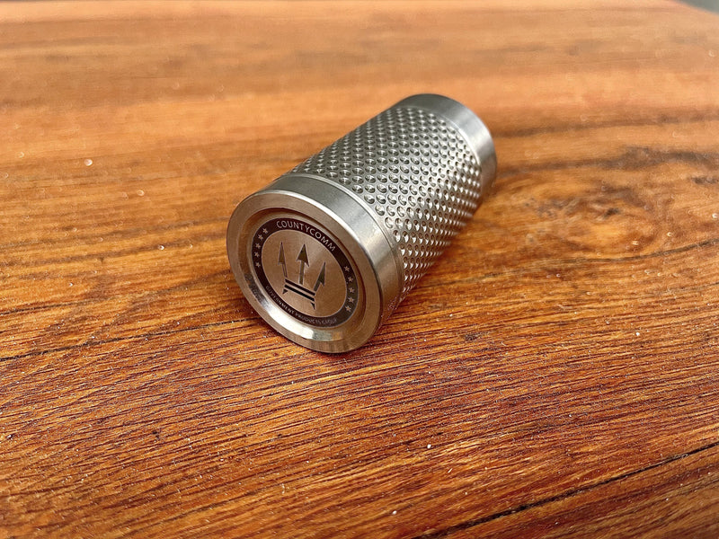 Big Shot - Machined Titanium 2 Oz Glass