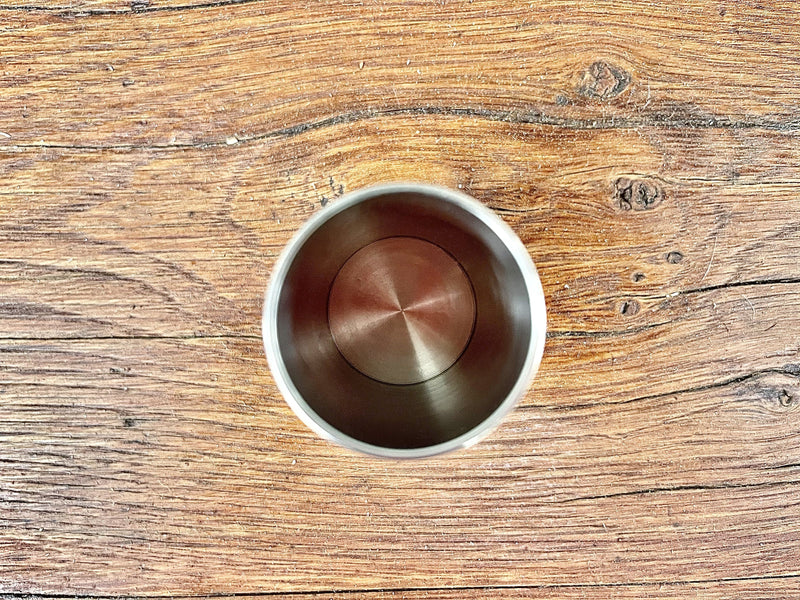 Big Shot - Machined Titanium 2 Oz Glass