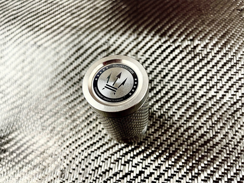 Big Shot - Machined Titanium 2 Oz Glass