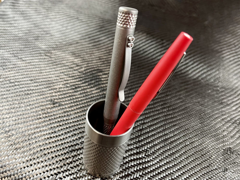 Big Shot - Machined Titanium 2 Oz Glass