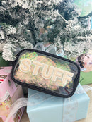 Stuff Clear Large - Black w Beige Rolled Patches