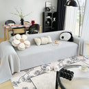 Cooling Textured Sofa Cover Washable Soft Couch Throw Blanket for Summer & Pets