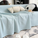Cooling Textured Sofa Cover Washable Soft Couch Throw Blanket for Summer & Pets