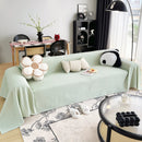 Cooling Textured Sofa Cover Washable Soft Couch Throw Blanket for Summer & Pets by Slipcover KAS™