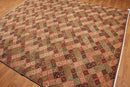 8x10 Olive Brown Hand knotted 100% Wool Modern & Contemporary Oriental Area Rug