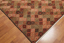 8x10 Olive Brown Hand knotted 100% Wool Modern & Contemporary Oriental Area Rug