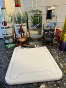 TRAPSKI Premium 1/2 Inch Thick HDPE Cutting Boards | Food-Grade Kitchen Prep Surface | Juice Grooves | Made in the USA