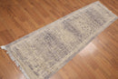 2'4" x 8' Hand Knotted Abstract Modern 100% Wool runner Area rug Beige