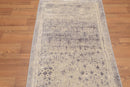 2'4" x 8' Hand Knotted Abstract Modern 100% Wool runner Area rug Beige