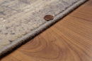 2'4" x 8' Hand Knotted Abstract Modern 100% Wool runner Area rug Beige