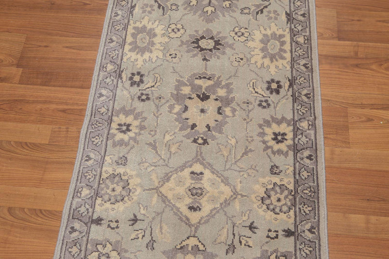 2'4"x8' Hand Knotted Tabrizz Wool runner Traditional Oriental Area rug 8514 Gray