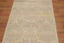 3'x6' Hand Knotted Wool Floral Oriental runner Area Rug Beige 3x6