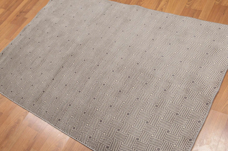 4' x 6' Hand Knotted Traditional Oriental 100% Wool Area rug Gray