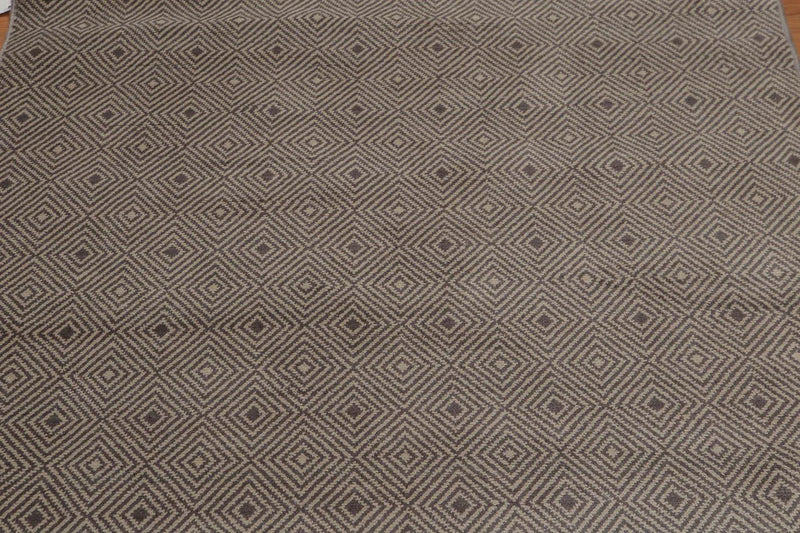 4' x 6' Hand Knotted Traditional Oriental 100% Wool Area rug Gray