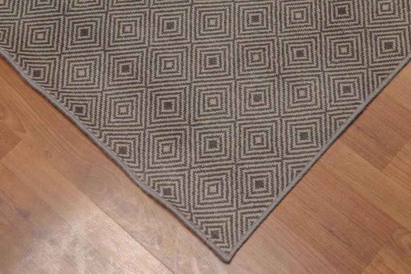 4' x 6' Hand Knotted Traditional Oriental 100% Wool Area rug Gray