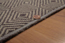 4' x 6' Hand Knotted Traditional Oriental 100% Wool Area rug Gray