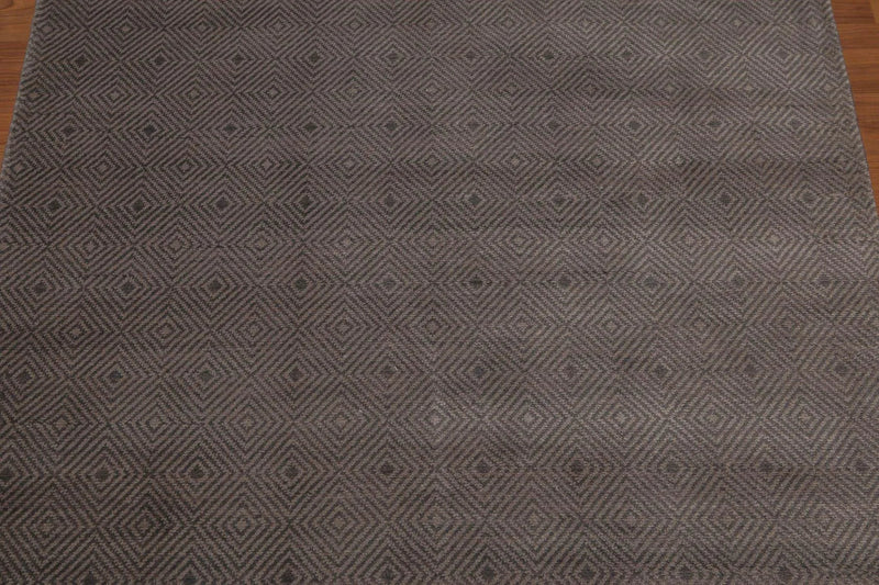 4' x 6' Hand Knotted Traditional Oriental 100% Wool Area rug Gray 4x6