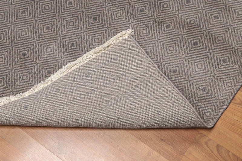 4' x 6' Hand Knotted Traditional Oriental 100% Wool Area rug Gray 4x6