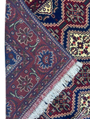 Hand-Knotted Afghani Yusufbai Wool Rug – 6’10″  x  9’10″