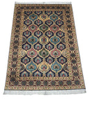 Hand-Knotted Afghani Heart Shape Wool Rug – 6’6″  x  9’2″