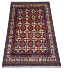 Hand-Knotted Afghani Yusufi Wool Rug – 6’7″  x  10’0″