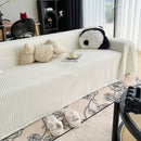 Cooling Textured Sofa Cover Washable Soft Couch Throw Blanket for Summer & Pets by Slipcover KAS™