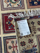 Hand-Knotted Afghani Bakhteiari Wool Rug – 3’5″  x  5’1″