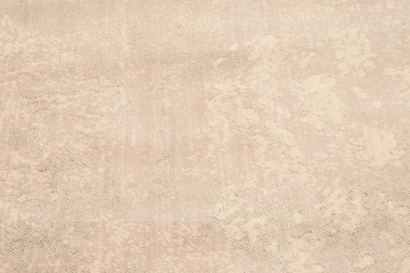 6' x 9' Contemporary Textured Industrial Look Wool Area rug Beige